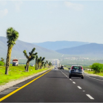 coche en carretera