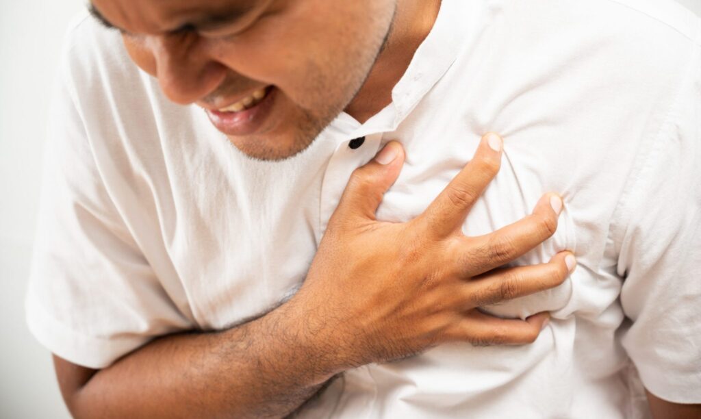 hombre con posible hipertrofia ventricular